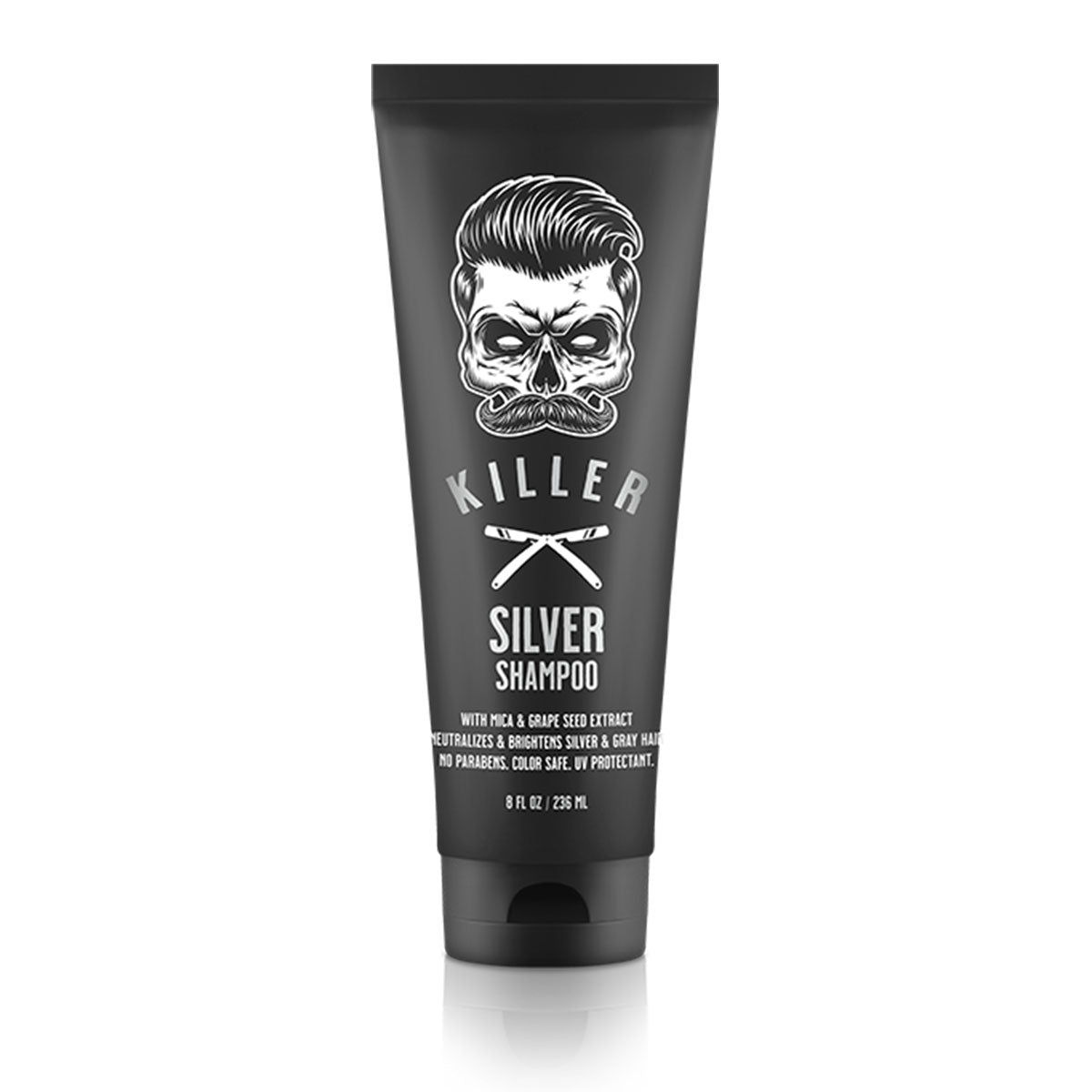 KILLER Silver Shampoo for men – brass-neutralizing hair care from Urban City Barbershop, San Antonio