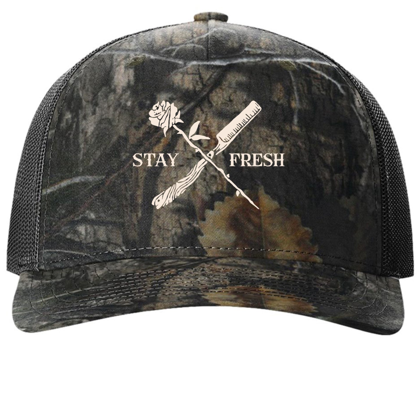 Mossy Oak Country DNA/ Black - FRONT