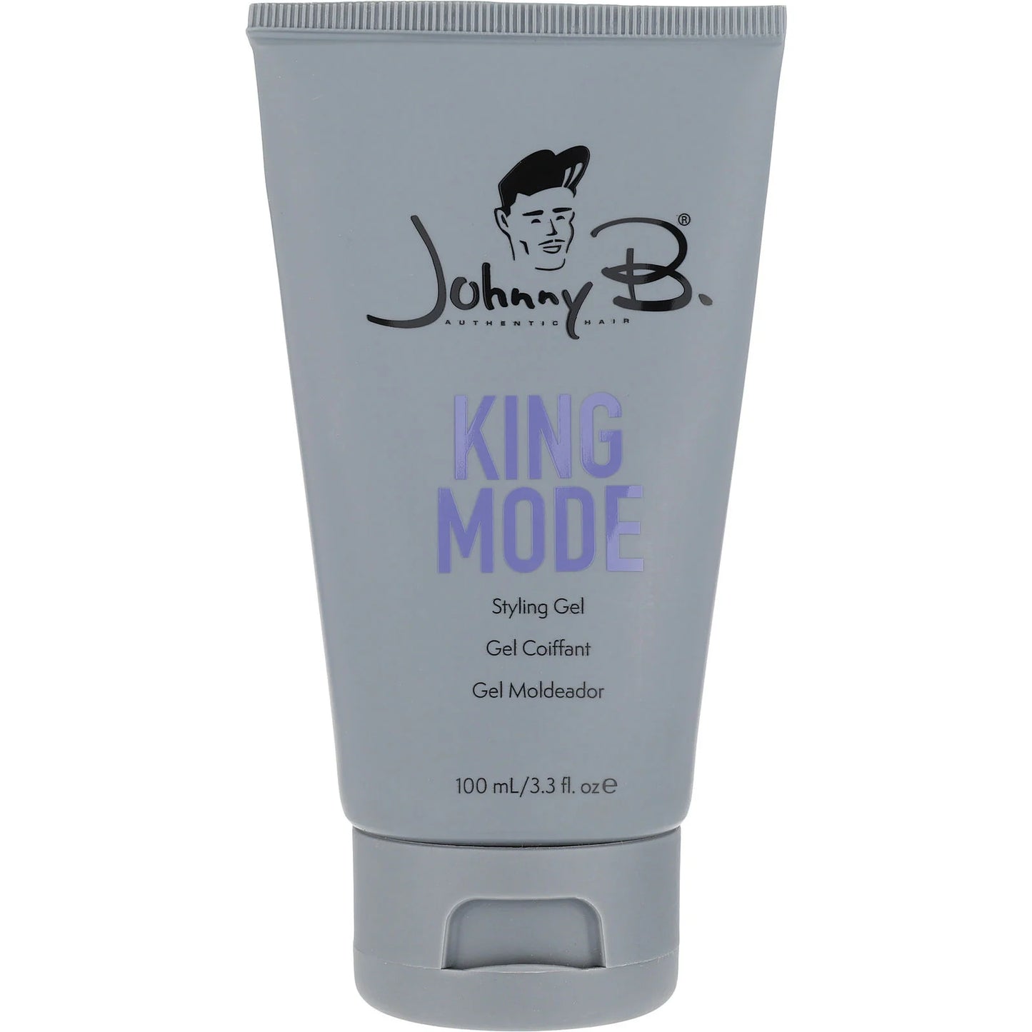 Johnny B. King Mode Styling Gel 3.3oz – alcohol-free strong hold gel for men