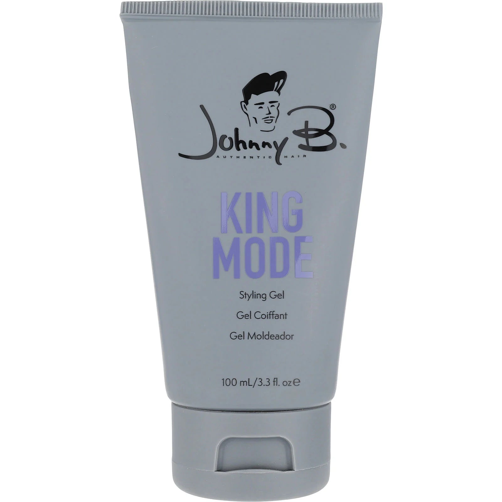 Johnny B. King Mode Styling Gel 3.3oz – alcohol-free strong hold gel for men