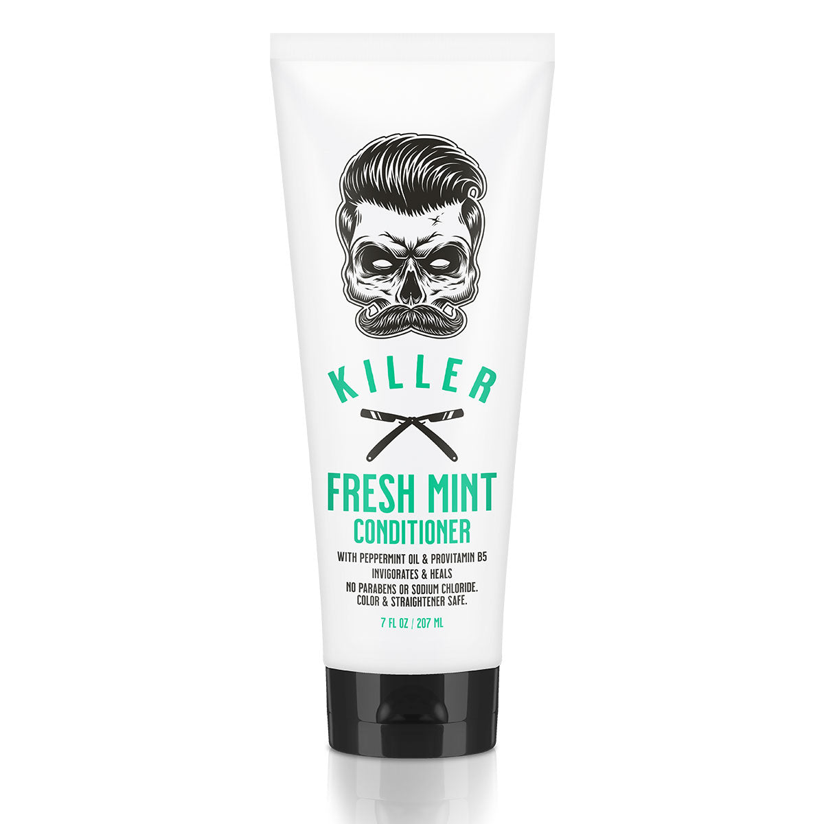 KILLER Fresh Mint Conditioner – refreshing men's hair care from Urban City Barbershop, San Antonio TX. Men's Peppermint Conditioner – KILLER Fresh Mint | Urban City Barbershop. Revitalize your scalp with KILLER Fresh Mint Conditioner. Peppermint oil, ProVitamin B5 & botanicals for moisturized, shiny hair. Paraben-free. Shop at Urban City Barbershop in San Antonio.

