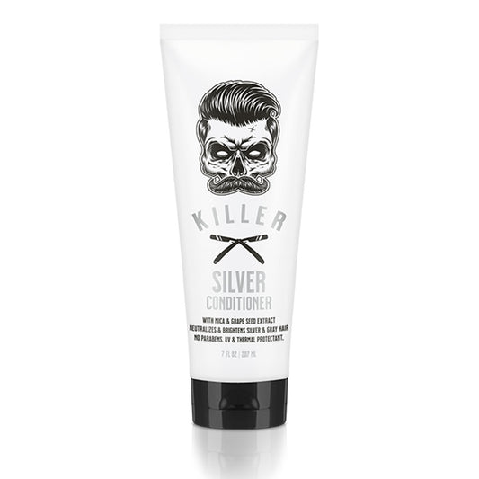 KILLER Silver Conditioner for men – toning hair care product from Urban City Barbershop, San Antonio